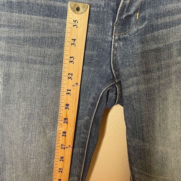 Madewell Jeans Women's 28X34 Blue Rail Straight Low Rise Denim Casual - Picture 11 of 12